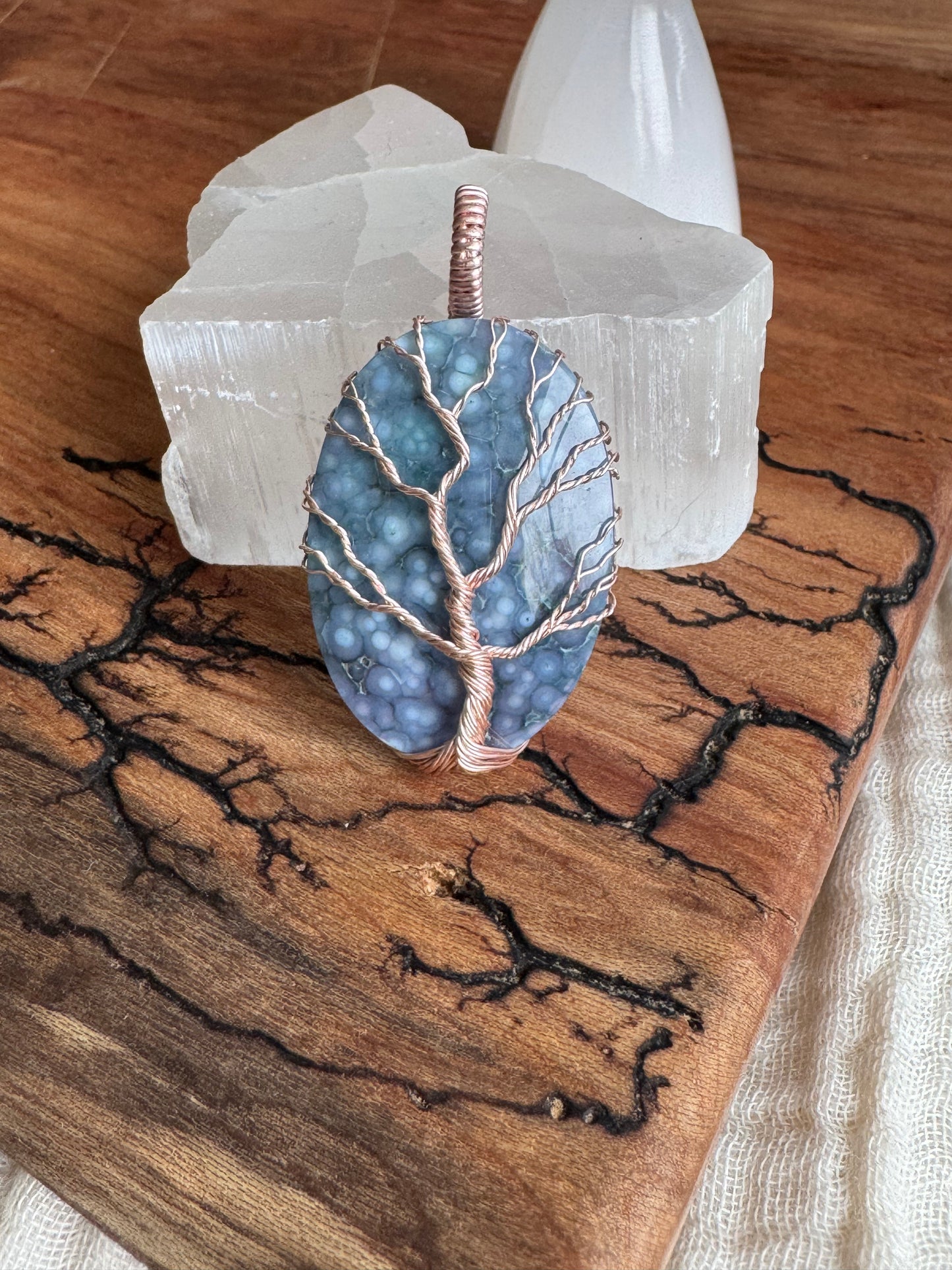 Whisperwood Collection || Grape Agate Pendant