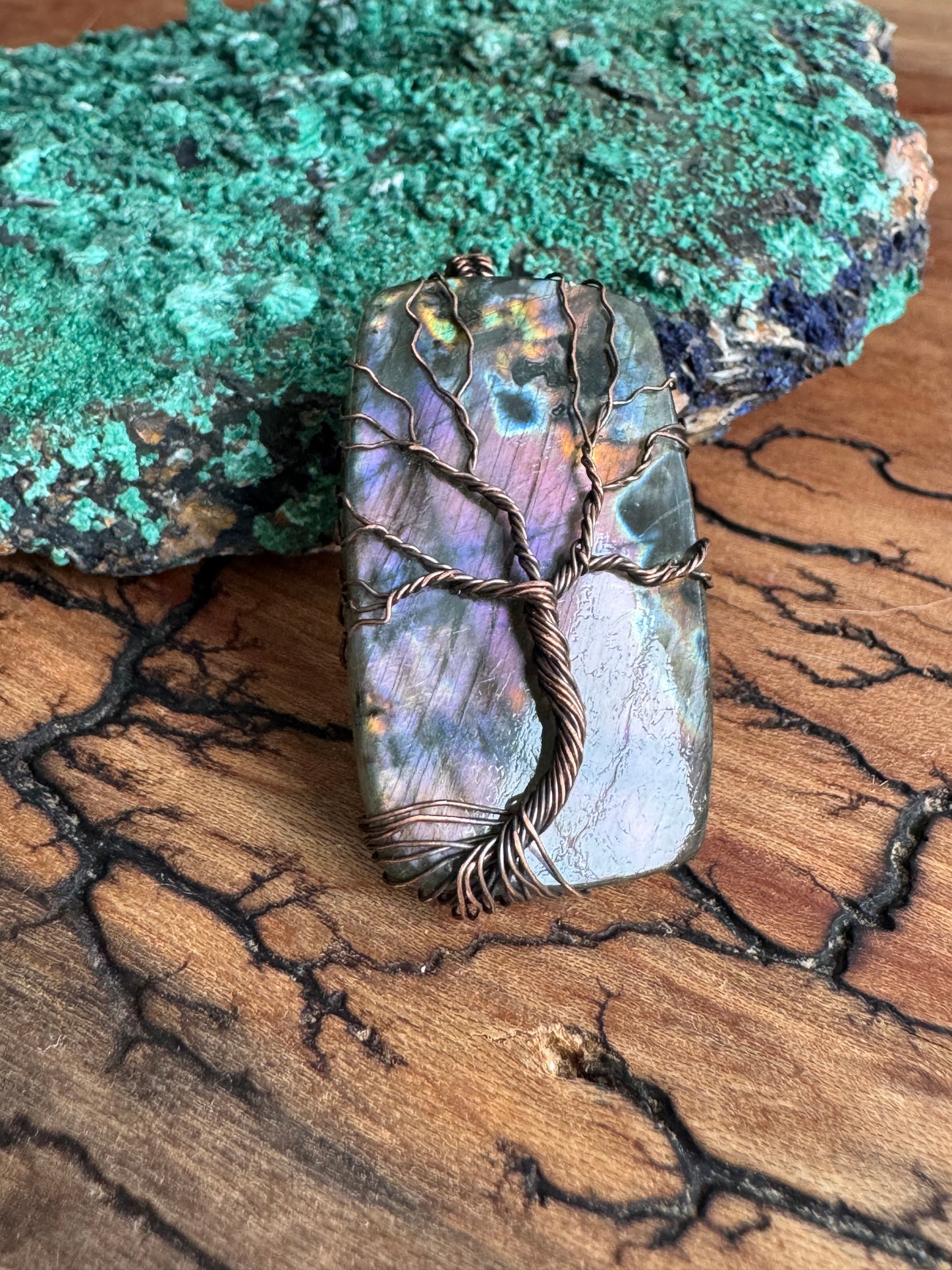 Whisperwood Collection || Labradorite Pendant
