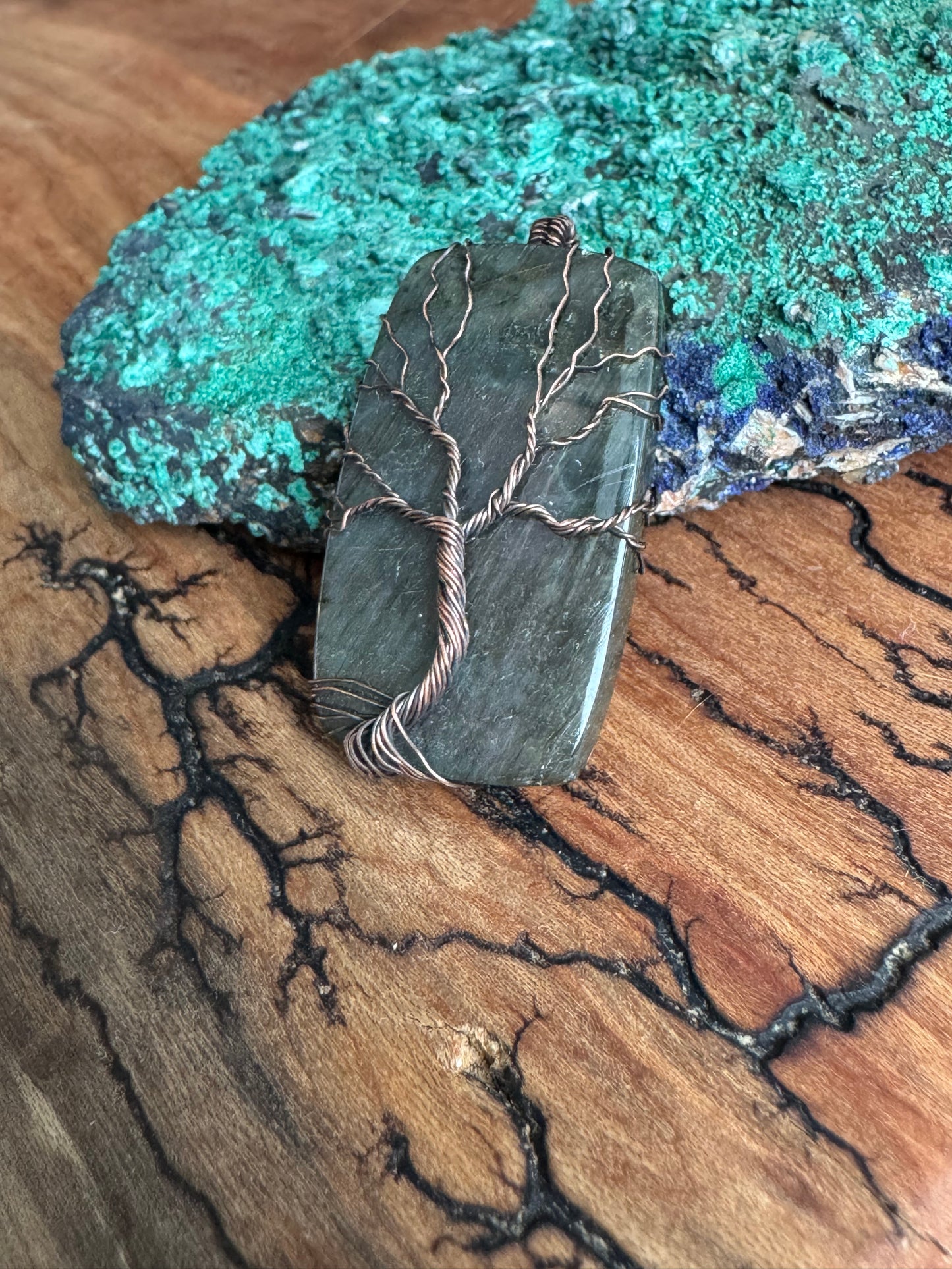 Whisperwood Collection || Labradorite Pendant