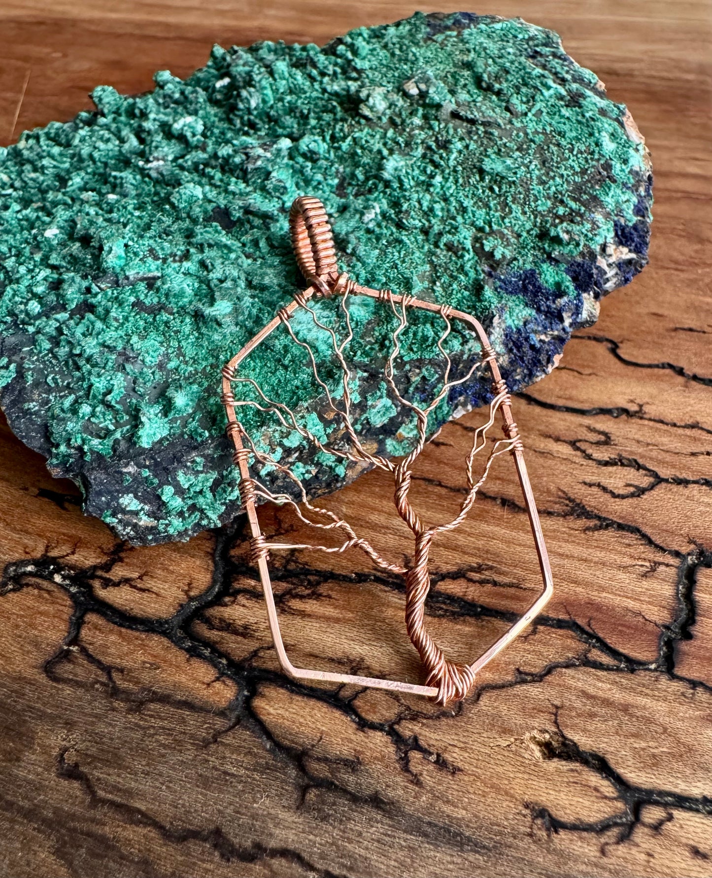 Whisperwood Collection || Copper Tree Pendant