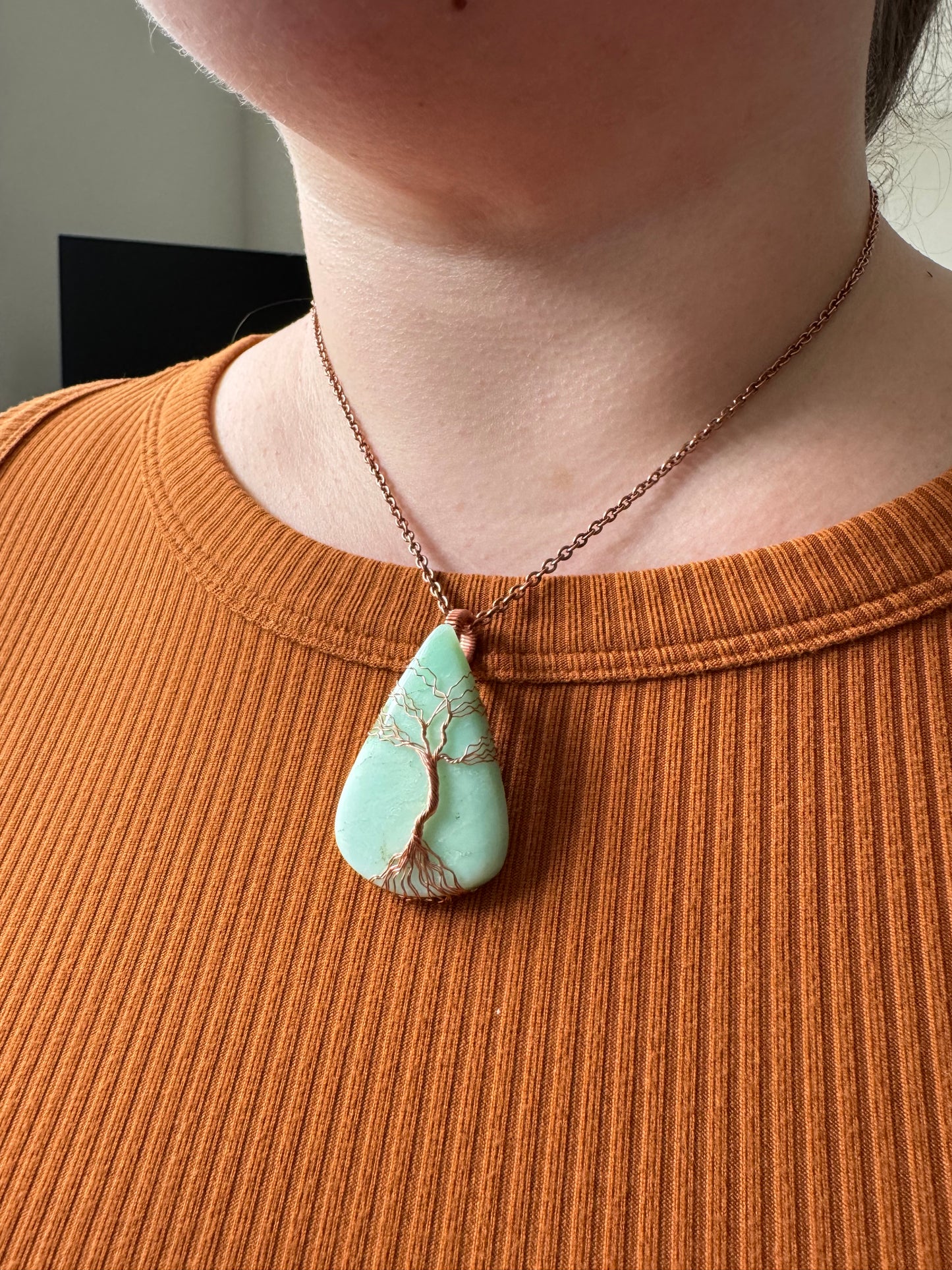 Whisperwood: The Wildling || Chrysoprase Pendant