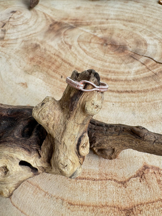 Simple Loop Wire Wrapped Ring