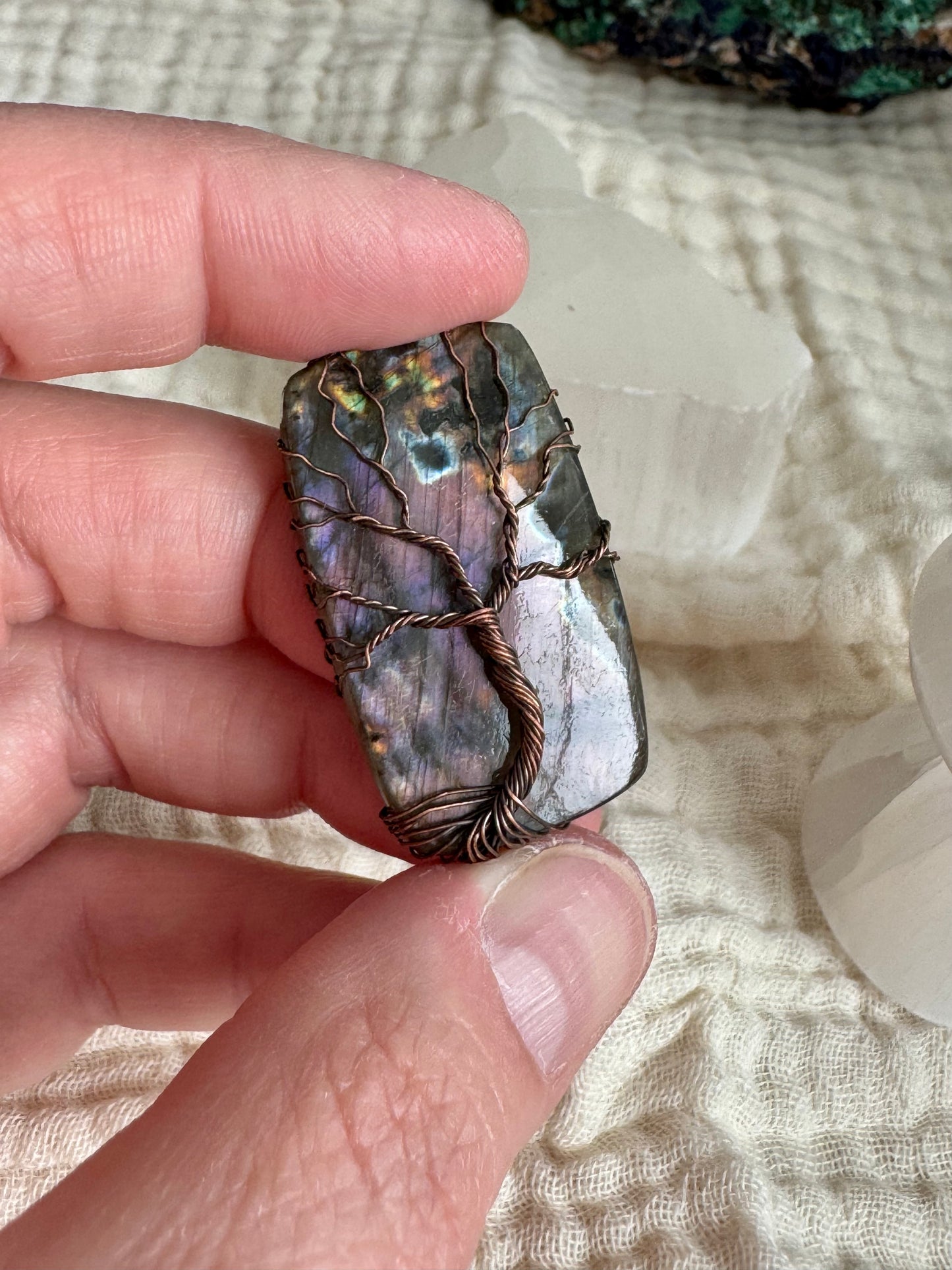 Whisperwood Collection || Labradorite Pendant