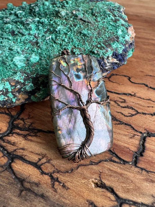Whisperwood Collection || Labradorite Pendant