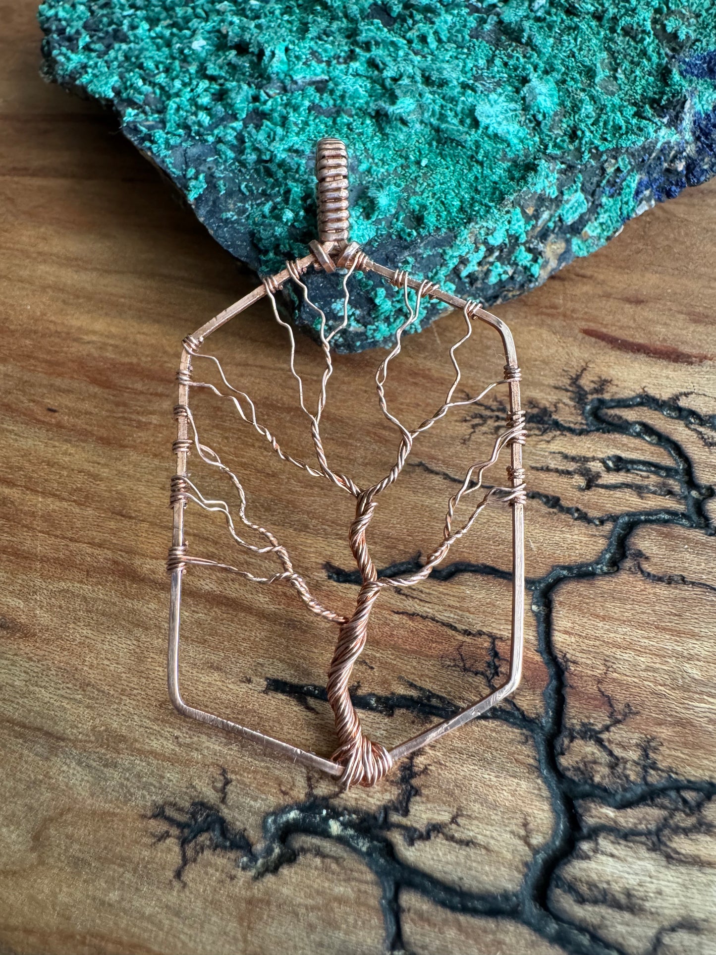 Whisperwood Collection || Copper Tree Pendant