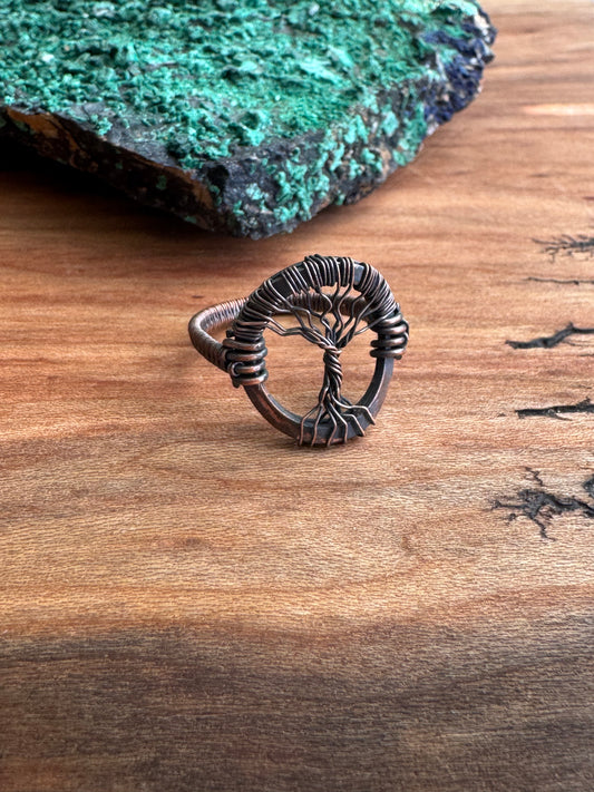 Whisperwood Collection || Tree Ring Size 6.5