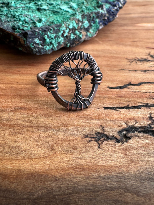 Whisperwood Collection || Tree Ring Size 8.5