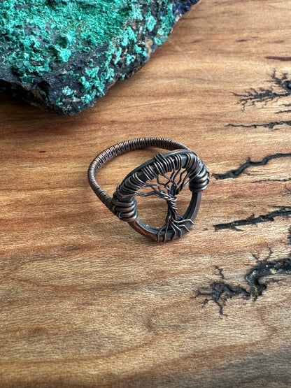 Whisperwood Collection || Tree Ring Size 6.5