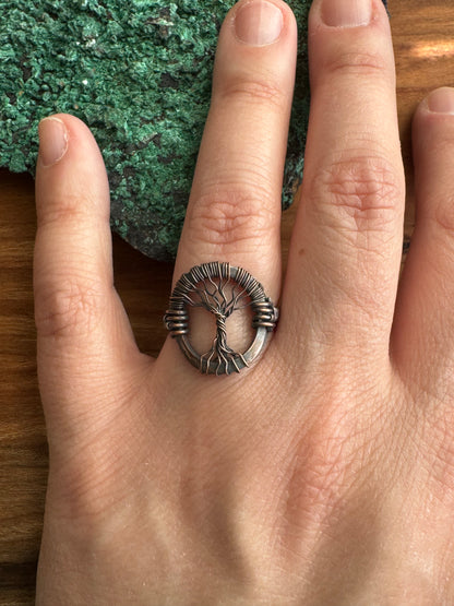 Whisperwood Collection || Tree Ring Size 6.5