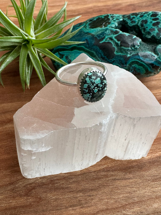 Azure Arcana Collection || Tibetan Turquoise Ring Size 7.5