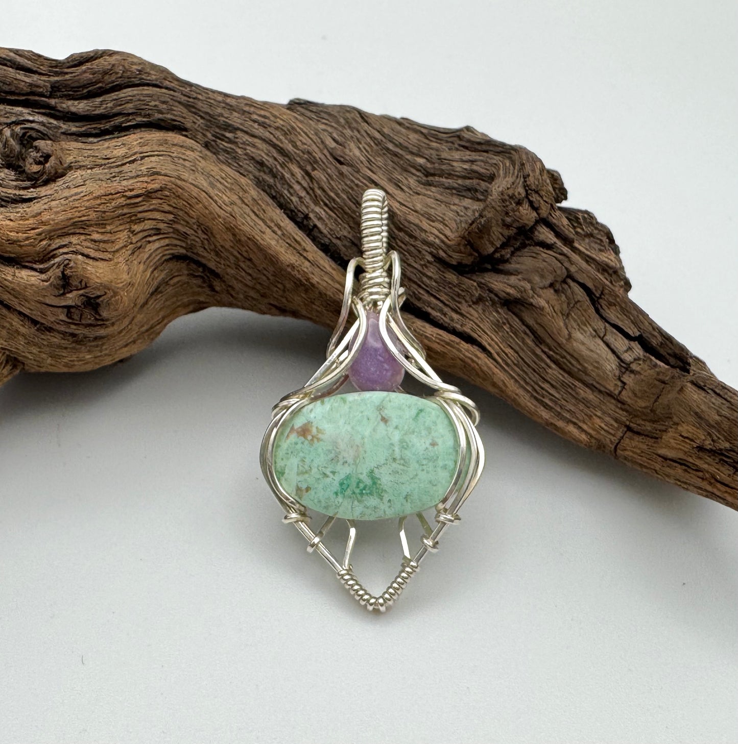 The Ostara Collection || Peruvian Turquoise & Tiffany Opal Pendant