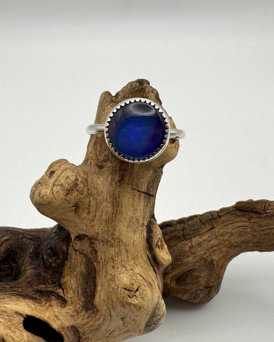 The Ostara Collection || Aurora Opal Ring || Size 9