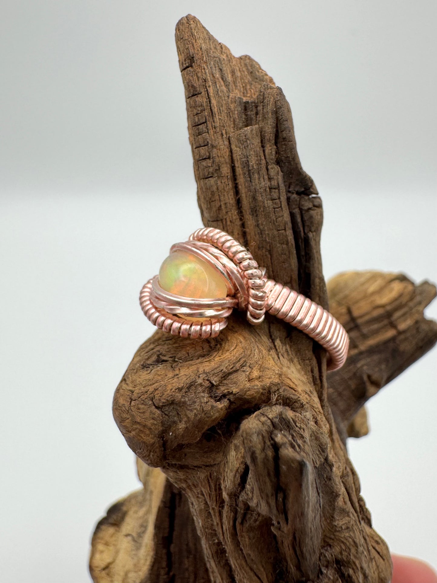 The Ostara Collection || Ethiopian Opal Ring || Size 7