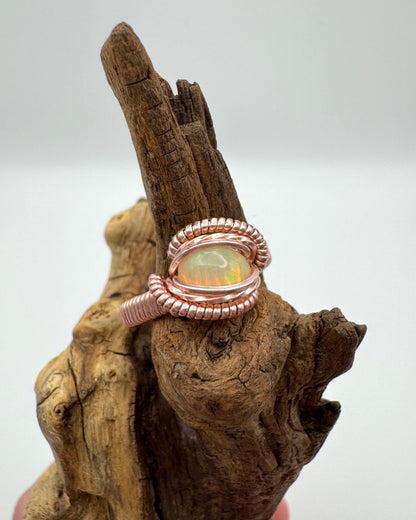The Ostara Collection || Ethiopian Opal Ring || Size 7