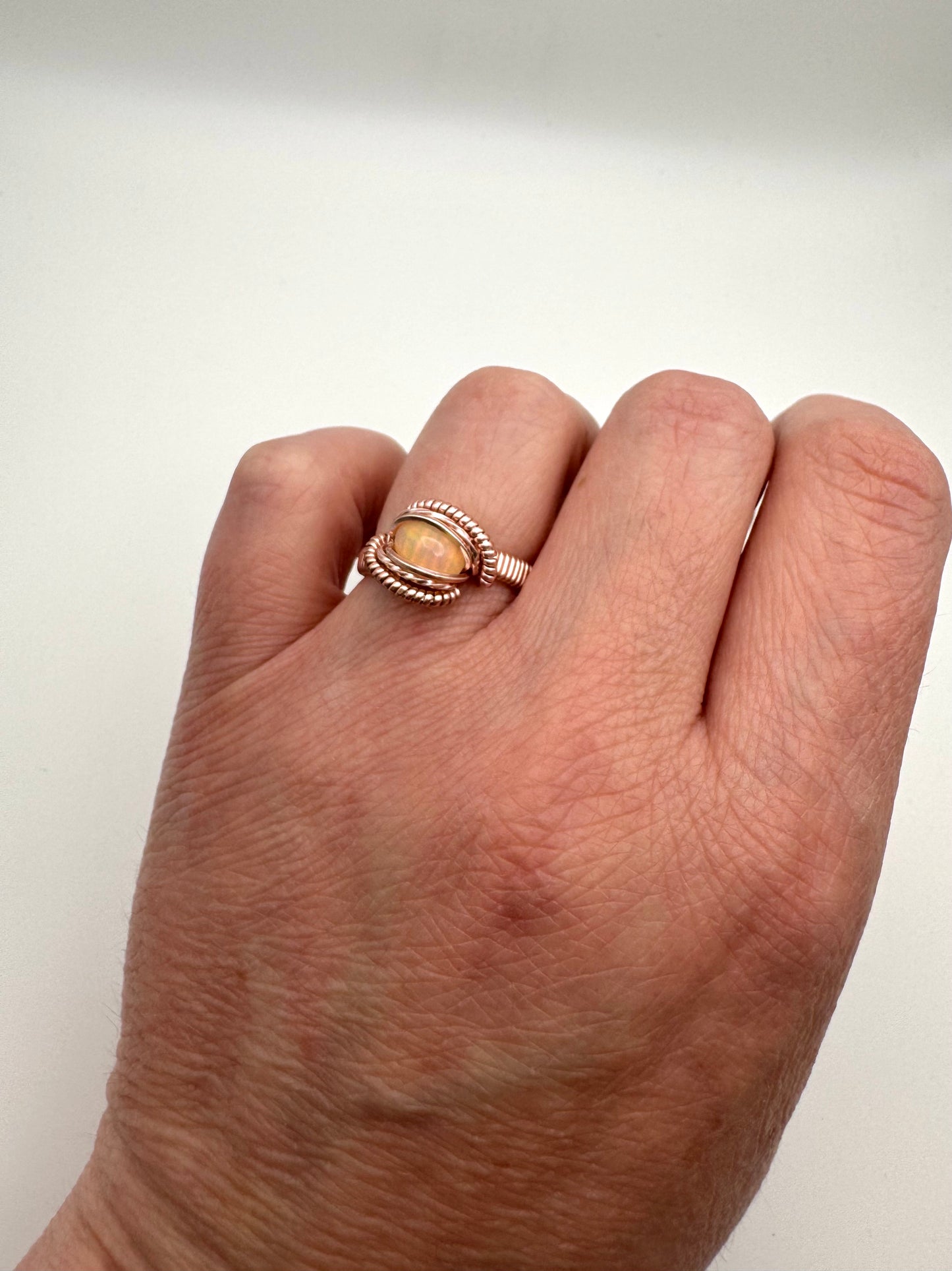 The Ostara Collection || Ethiopian Opal Ring || Size 7