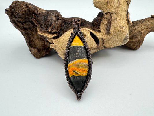 Bumblebee Jasper Pendant