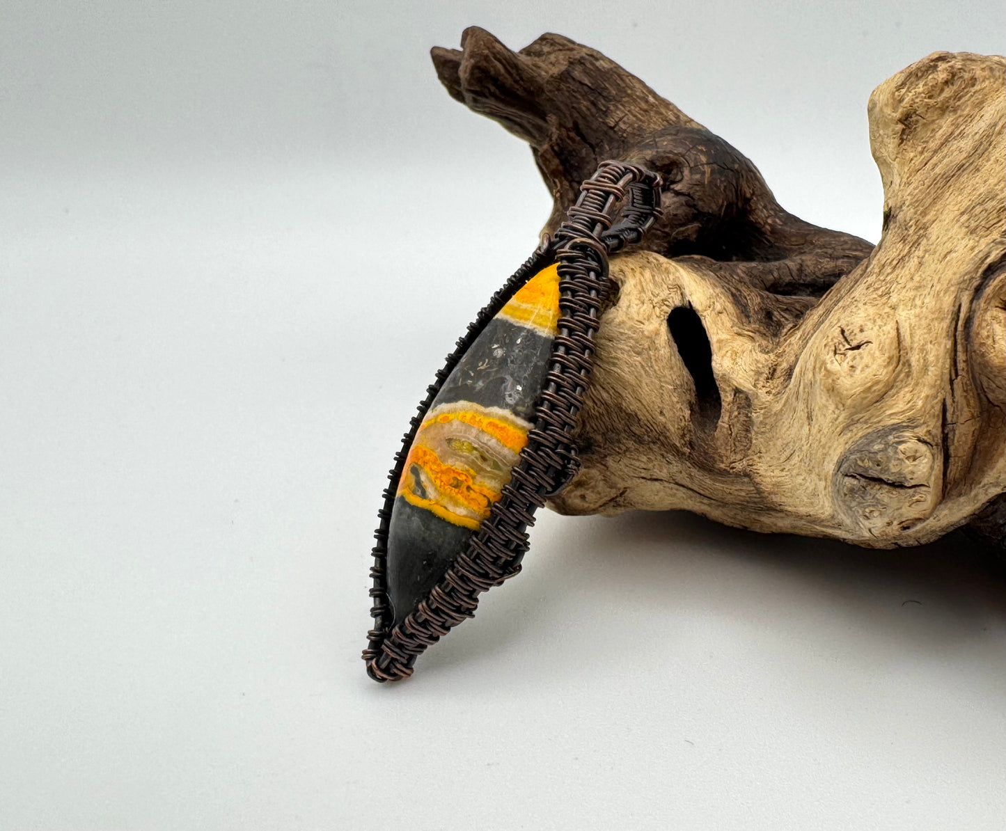 Bumblebee Jasper Pendant