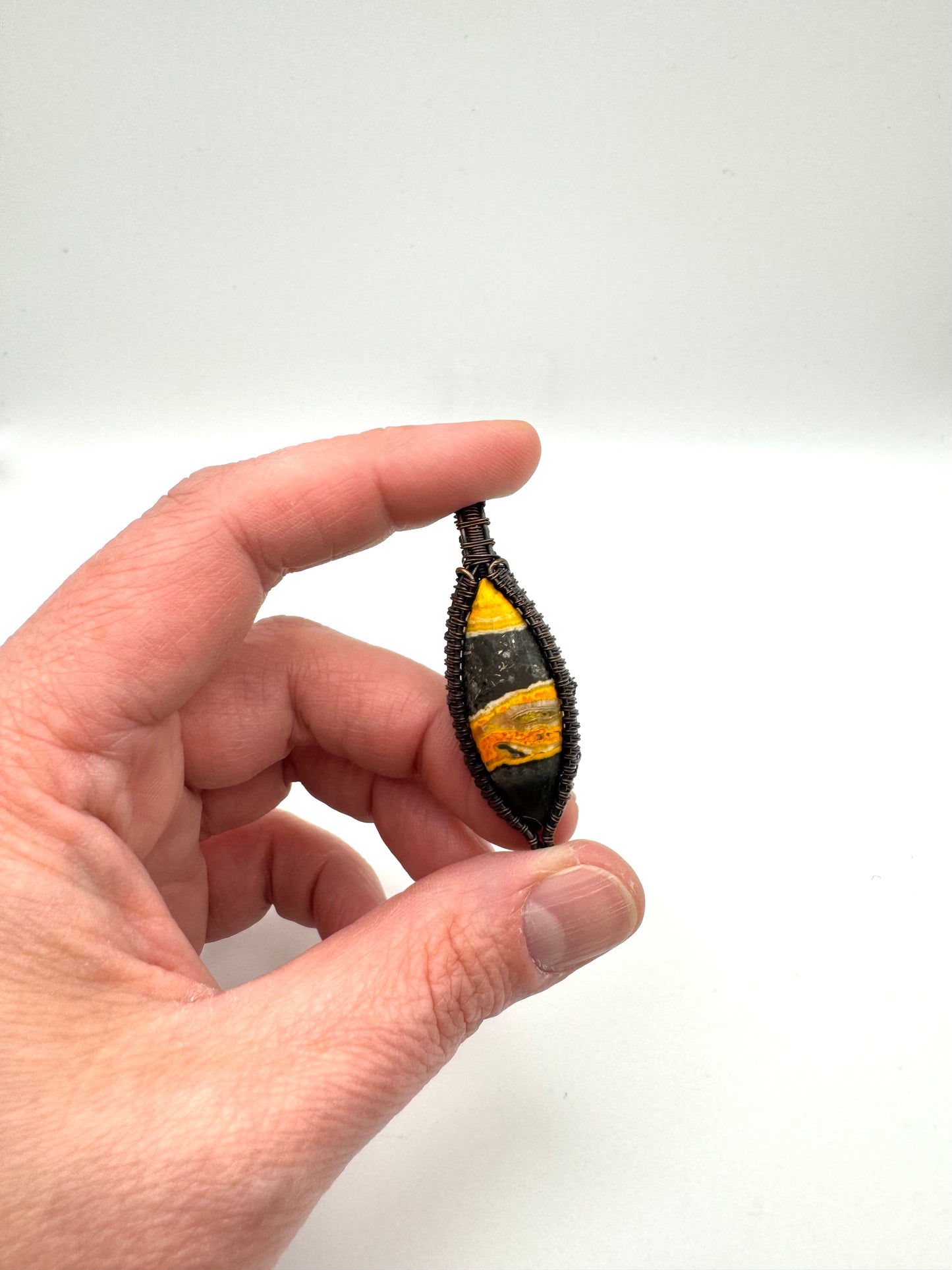 Bumblebee Jasper Pendant