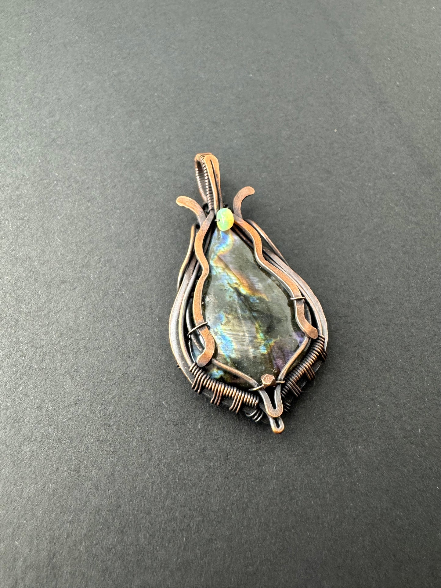 Spectrolite Framed Pendant