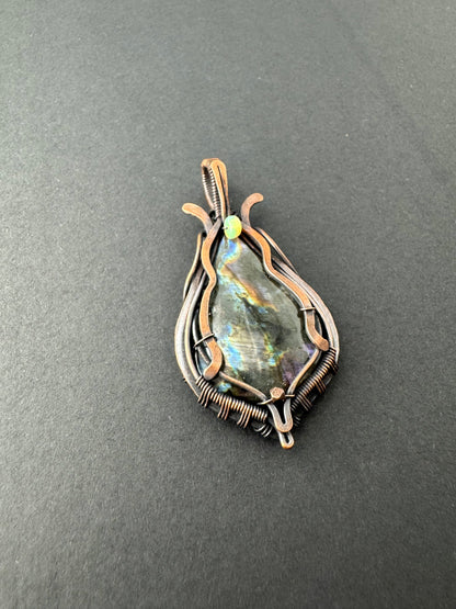 Spectrolite Framed Pendant