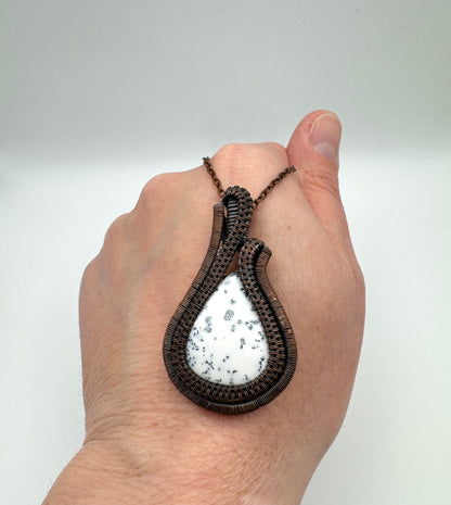 Dendritic Agate Pendant