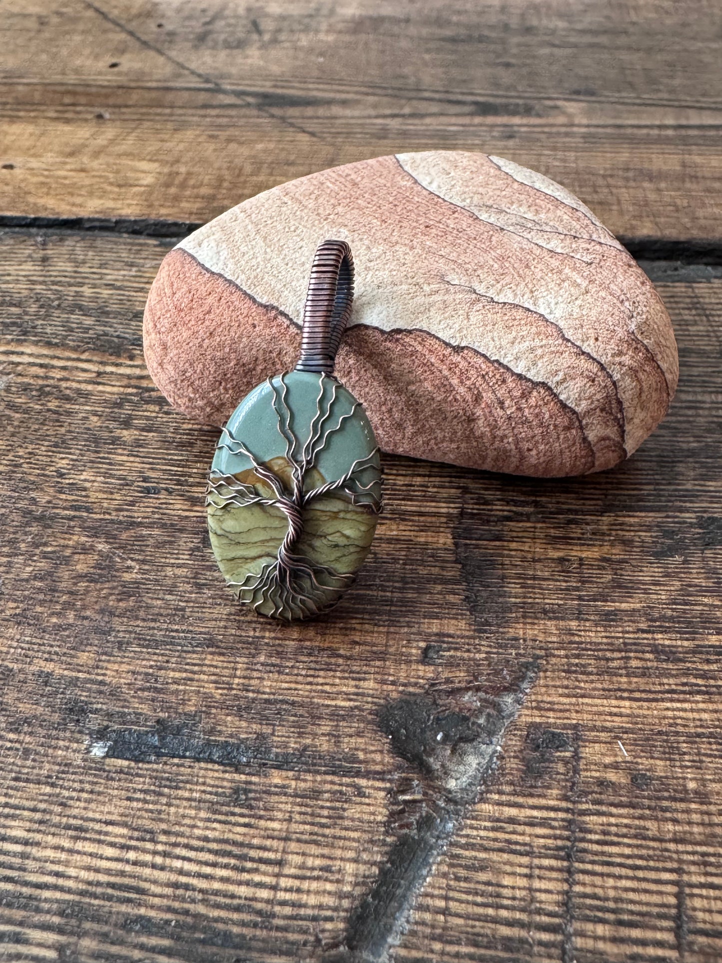 Whisperwood: The Wanderer || Painted Desert Jasper Pendant