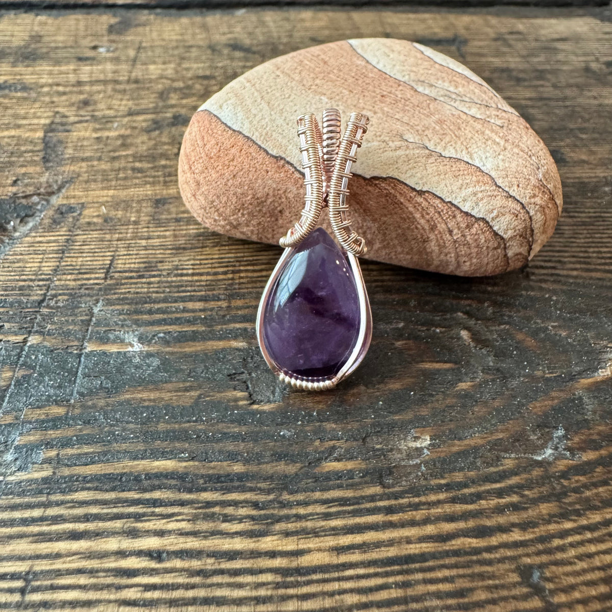 Pixie Halo: The Starglow || Trapiche Amethyst Pendant