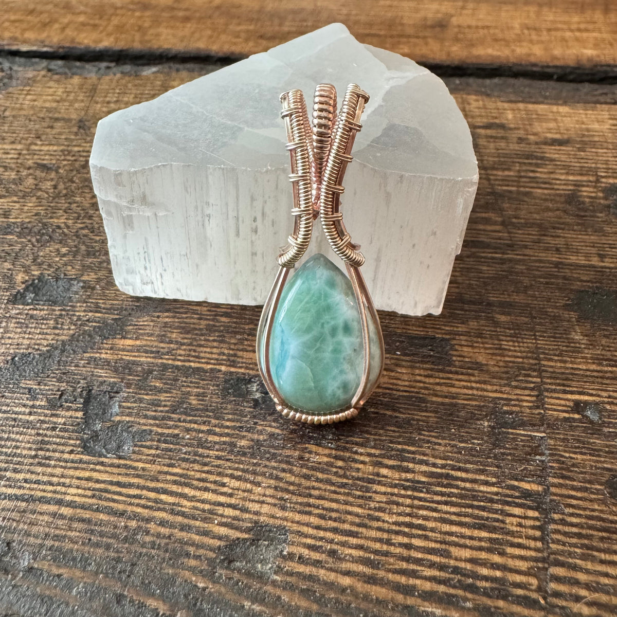 Pixie Halo: The Sea Sprite || Larimar Pendant
