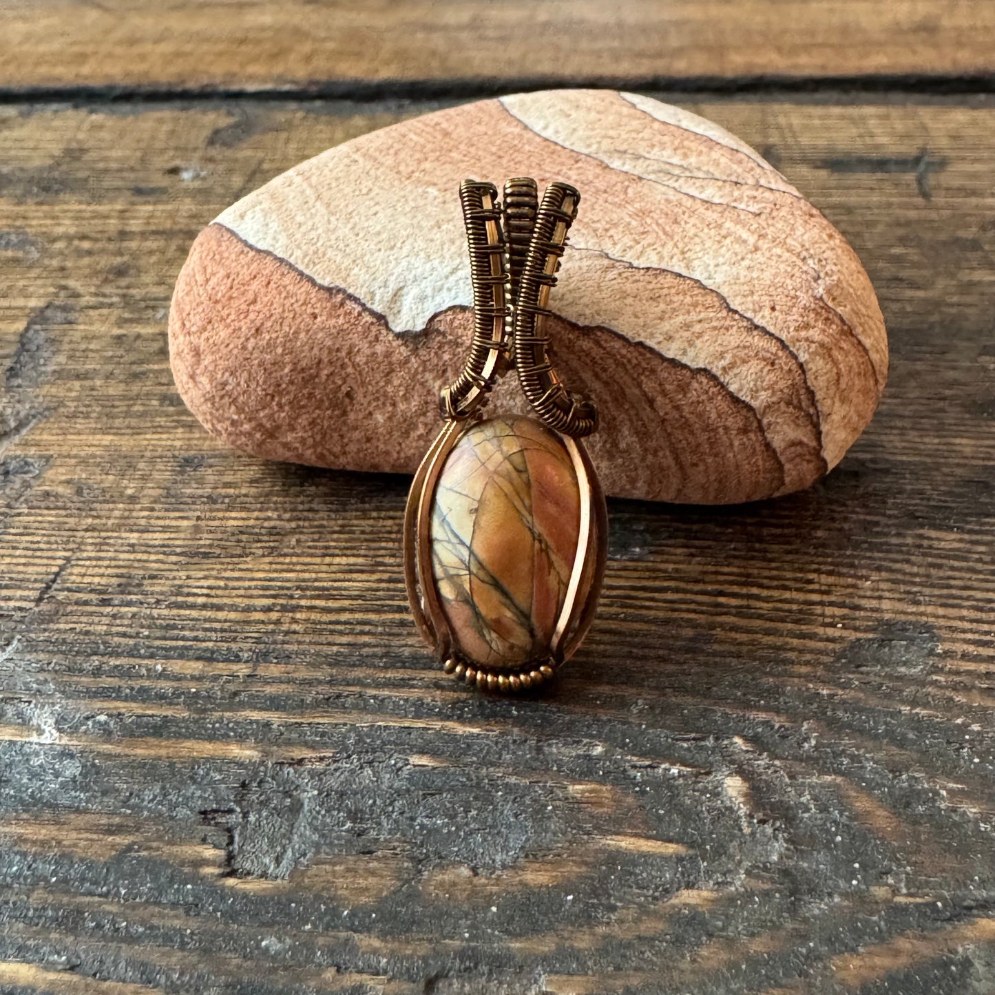 Pixie Halo: The Storyteller || Cherry Creek Jasper Pendant