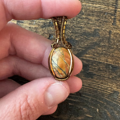 Pixie Halo: The Storyteller || Cherry Creek Jasper Pendant