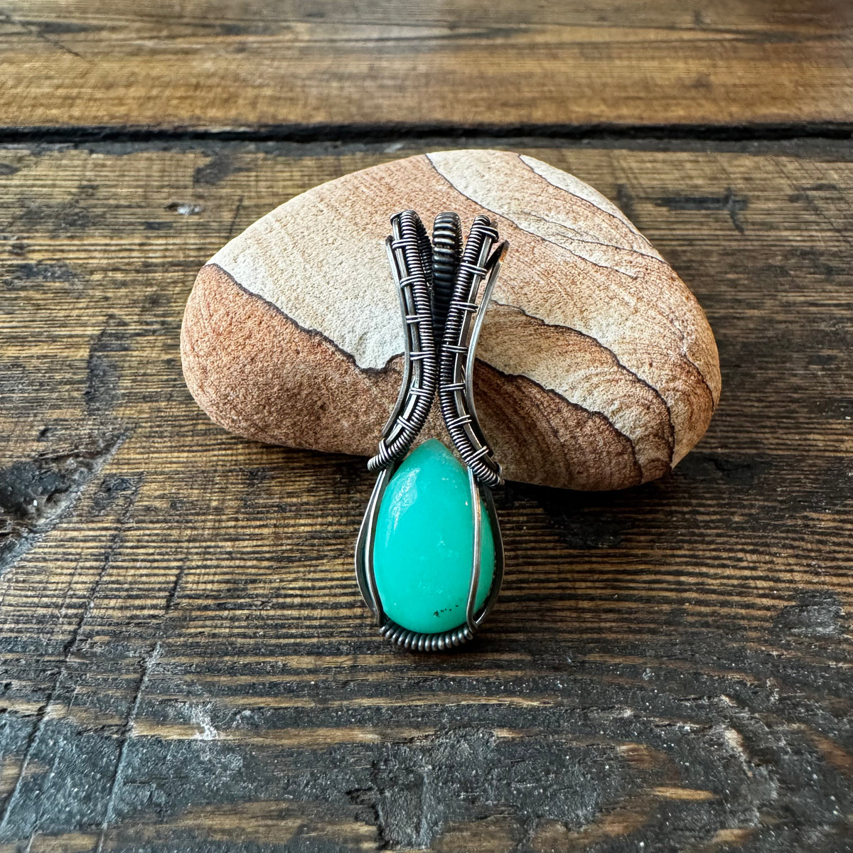 Pixie Halo: The Brightling || Chrysoprase Pendant