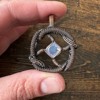 Moonbeam || Faceted Lavender Quartz Pendant