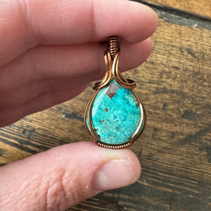 The Oasis || Chrysocolla Pendant