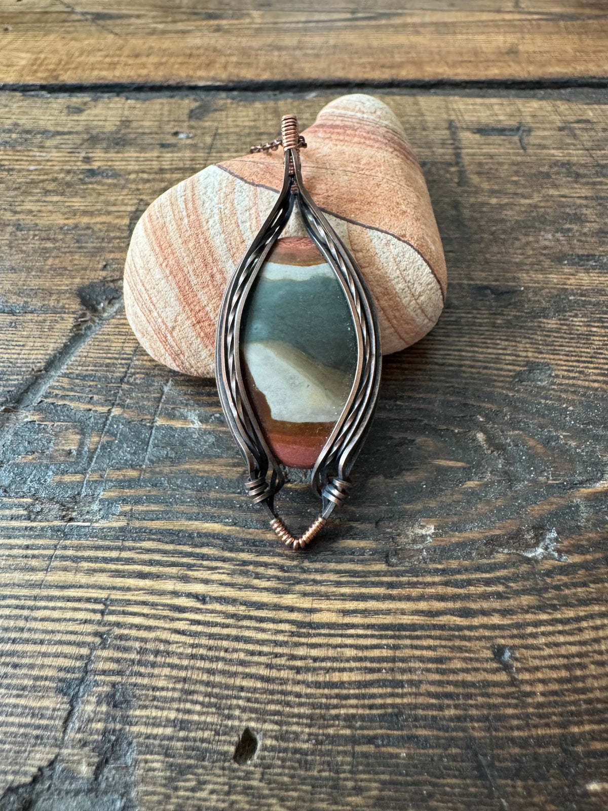 The Outland || Polychrome Jasper Pendant