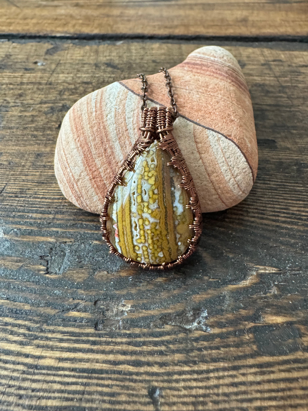 Salt Path || Ocean Jasper Pendant