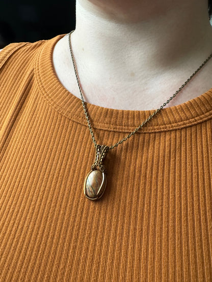 Pixie Halo: The Storyteller || Cherry Creek Jasper Pendant