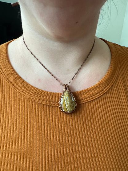 Salt Path || Ocean Jasper Pendant
